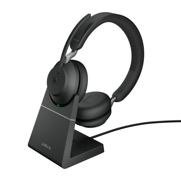 Jabra Evolve2 65  Link380a MS Stereo Stand Black
