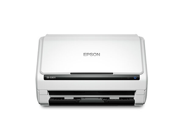 Epson DS-530 II - Escáner de documentos - hasta 35 ppm/70 ipm1, impresión a doble cara en 1 pasada - ADF 50 páginas - 600dpi - 27g/m2-413g/m2 - TWAIN / ISIS - Ciclo de trabajo diario 4,000 páginas - USB 3.0 - Windows / macOS - 1 año de garantía