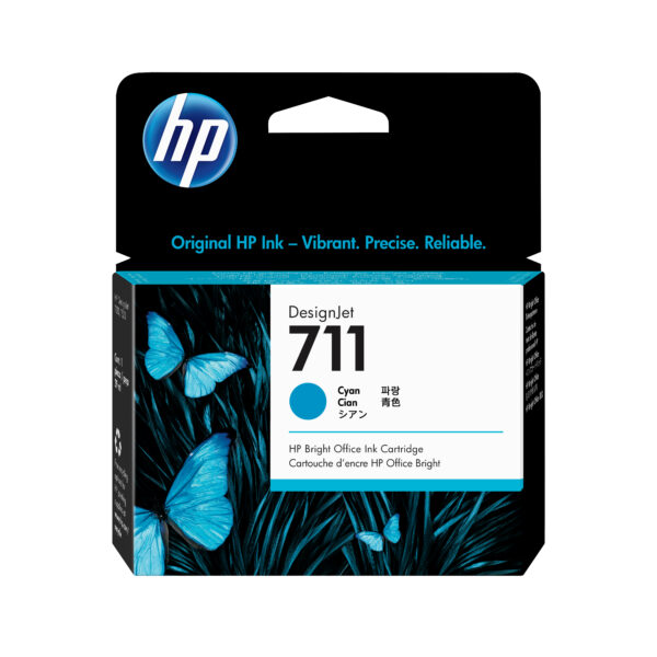 Tinta HP 711 Cyan Ink Cartridge (29 ml)